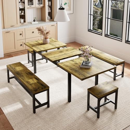 Einhomn 5 Piece Dining Table Set for 4-6