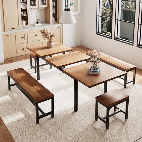 Einhomn 5 Pieces Dining Room Table Set for 4-6